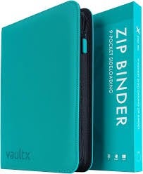 vault x 9 pocket trading card zip binder 9-Pocket Exo-Tec Tanuki Games pocket pages with space for 360 cards 20 archival 9-Pocket Exo-Tec Zip Binder White